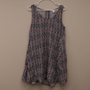 Flowy patterned dress